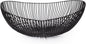 Serax Home Decor Fruit Bowl | Metal sculptures interior accessories by Antonino Sciortino | Oval Black Iron Kitchen Basket | Modern House Decor or Kitchen Storage for Counter and Table