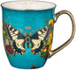 Christian Art Gifts Teal Butterfly Ceramic Coffee Mug by ChristianArtGifts