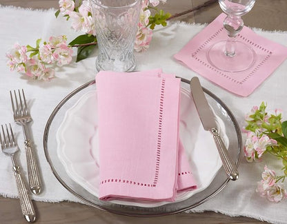 SARO LIFESTYLE Hemstitched Border Dinner Napkin - Image 2