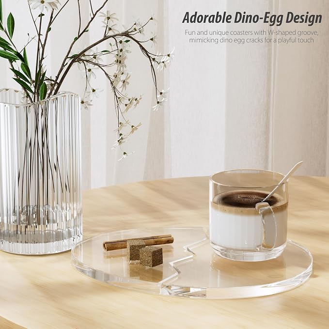 Acrylic Coaster Decorative Plates, Office Desk Accessories - Image 3