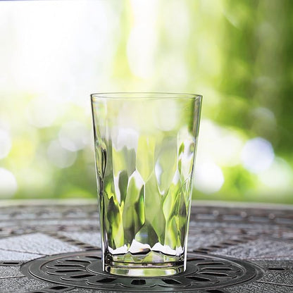 JGIRL Unbreakable Plastic Drinking Glasses, 16 Ounces | 16 oz plastic Tumbler - Image 4