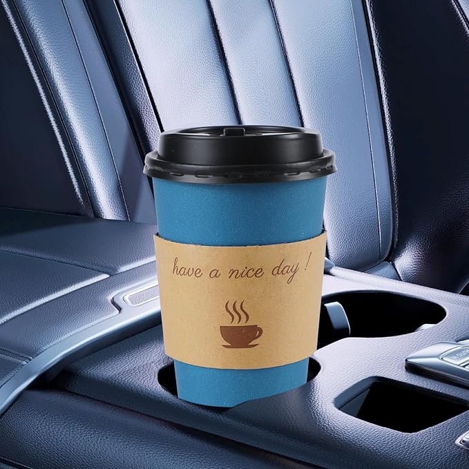 Clawsoff 500 Pack 16 oz Disposable Paper Coffee Cups - Image 4
