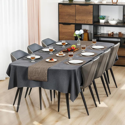 Faux Leather Placemats Set of 6, Dual Sided - Image 3