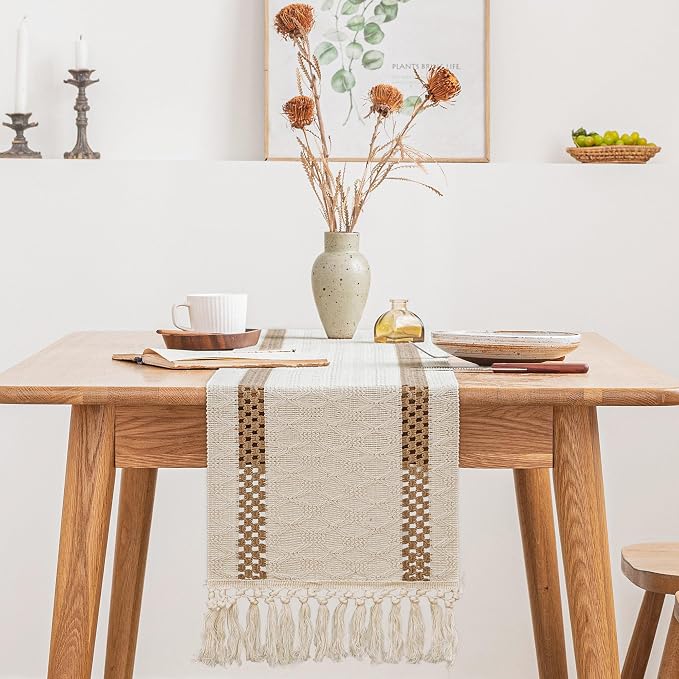 Cotton Farmhouse Table Runner - Image 6