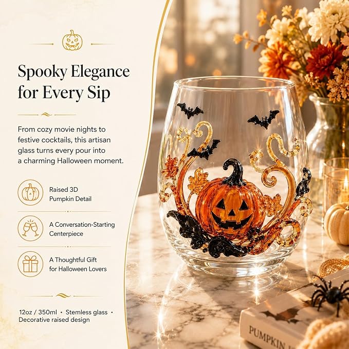 Halloween Artisan Glassware Collection - Image 4