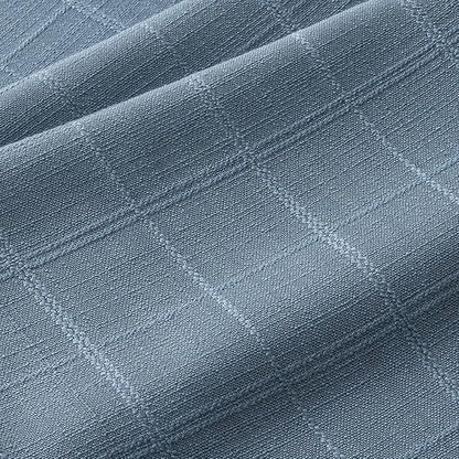 Linen Textured Table Runner, Machine Washable, Farmhouse Neutral Checked table - Image 3