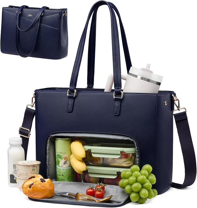 LOVEVOOK Lunch Tote Bag for Women, 3 in 1 Work Bag by LOVEVOOK