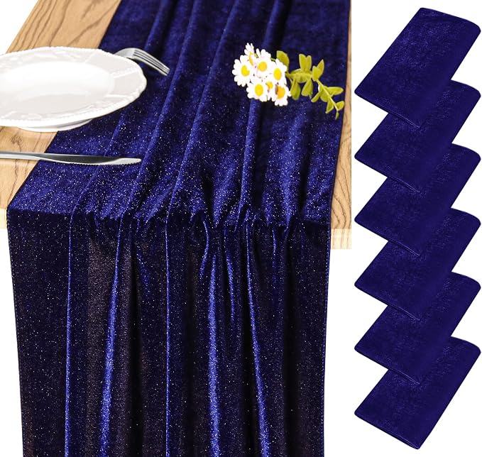Velvet Table Runner 20 x 120 Inches 10ft Luxurious Thick Soft Velvet Christmas by JALANCY