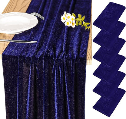 Velvet Table Runner 20 x 120 Inches 10ft Luxurious Thick Soft Velvet Christmas by JALANCY
