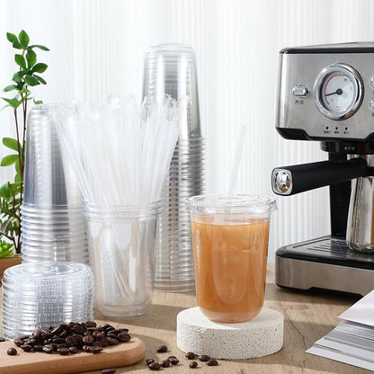 Ziliny 500 Sets 16 oz Clear Plastic Cups - Image 2