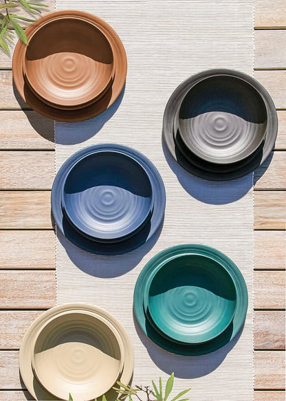 Matte Artisan 10.5'' Durable Planta Dinner Plates, Shatter-Resistant and - Image 4