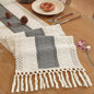 Grey Table Runner 72 Inches Long by Niviy