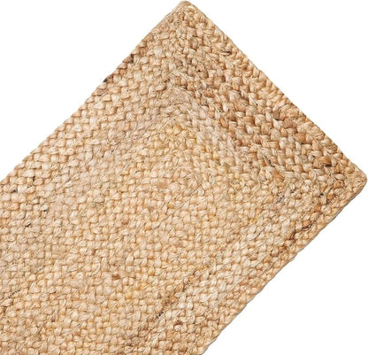 Pack of 1 Handwoven Rectangle Jute Braided Table Runner 13 x 72 Inch, 100% - Image 4