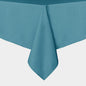 sancua Square Tablecloth - 70 x 70 Inch - Stain and Wrinkle Resistant Washable Polyester Table Cloth, Decorative Fabric Table Cover for Dining Tables, Buffet Parties and Camping, Teal