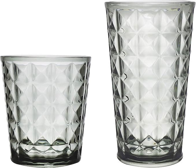 KLIFA- CUPID- 16 & 21 ounce, Acrylic Drinking Glasses, Tumbler Highball Glass by KLIFAHome
