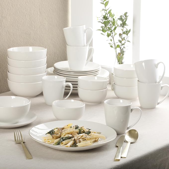 Gibson Home Ogalla 30 Piece Plates, & Mugs Dinnerware Set - Image 3