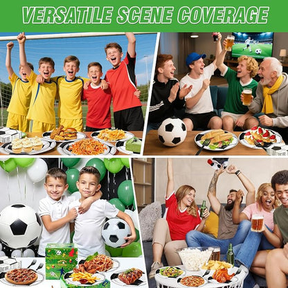 100 Pcs Disposable Soccer Party Tableware Set - Image 7