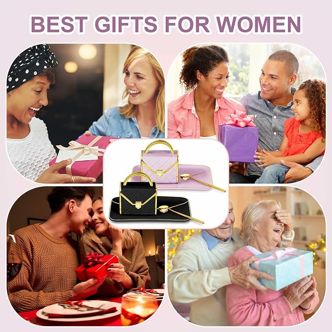 Zubebe 2 Set Coffee Mug Elegant Handbag Shaped Cup Modern Ceramic Purse Mug - Image 6