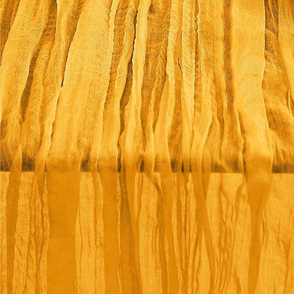 10 Pack Gold Cheesecloth Table Runner 35x120 Inch 10Ft Rustic Gauze Cheese - Image 6