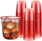 Ziliny 50pcs Disposable Stemless Glasses 12oz Crystal Plastic Wine Glasses by Ziliny