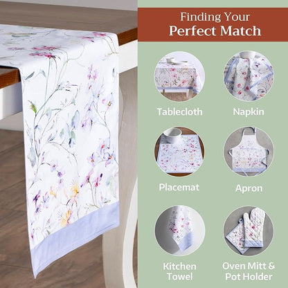 Maison d' Hermine Table Runner 100% Cotton 14.50" x 108" | Table Runners 108 - Image 5