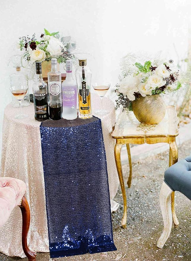 ShiDianYi Navy Blue Table Runners - Image 7