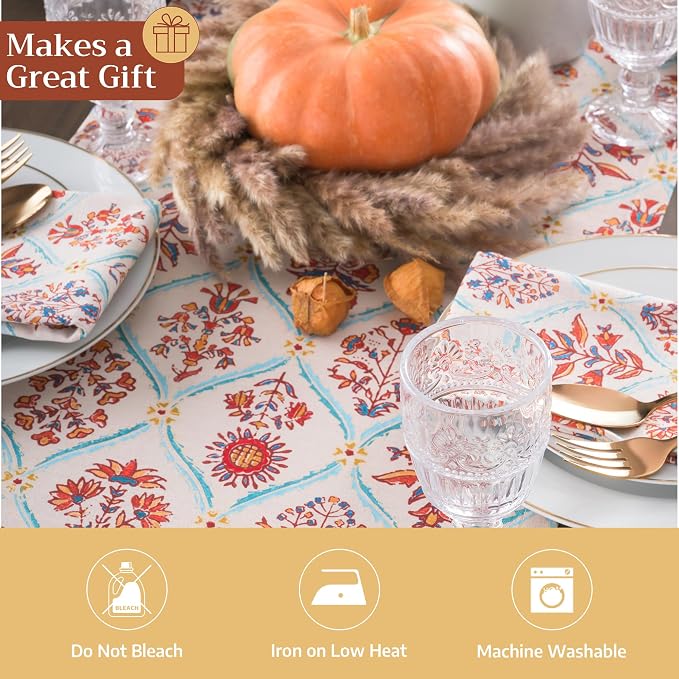 Maison d' Hermine Table Runner 100% Cotton 14.50" x 72" | Table Runners 72 - Image 5