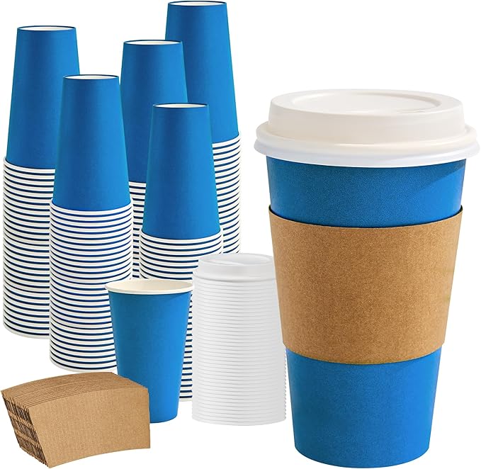 RACETOP 16 oz Paper Coffee Cups by RACETOP