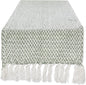 DII Woven Basics Collection 100% Cotton Knit Table Runner by DII