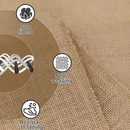 12 Pack Burlap Table Runners 12x72 Inch - Image 5
