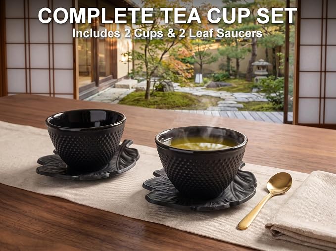Cast Iron Tea Cup Set of 2 - Image 2