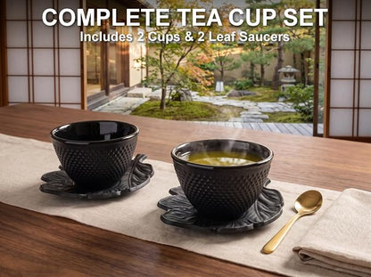 Cast Iron Tea Cup Set of 2 - Image 2
