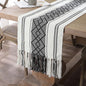 Woven Table Runners Farmhouse Style, Boho Table Runners 90 inches Long by LUFEIJIASHI