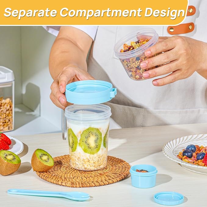 Vtopmart Yogurt Parfait Cups, 4 Pack, - Image 6