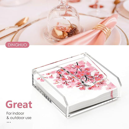 DINGHUO Acrylic Napkin Holder for Table, Suitable for Kitchen, Outdoor & Indoor - Image 7