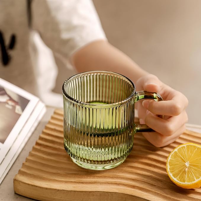 Lysenn Glass Coffee Mug with Lid - Image 3