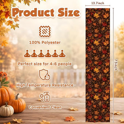 Fall Decor - Maple Leaf Fall Table Runner - Image 3
