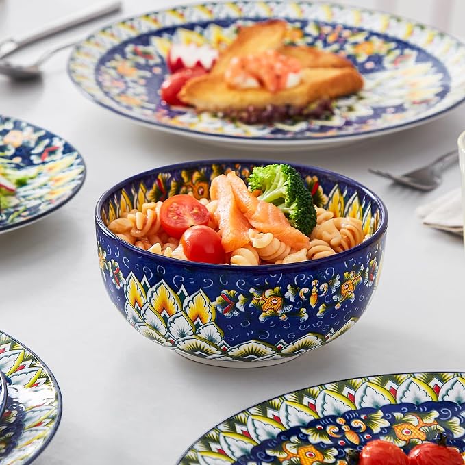 vancasso 12 Pieces Dinnerware Sets, Porcelain Dishes Set - Image 8