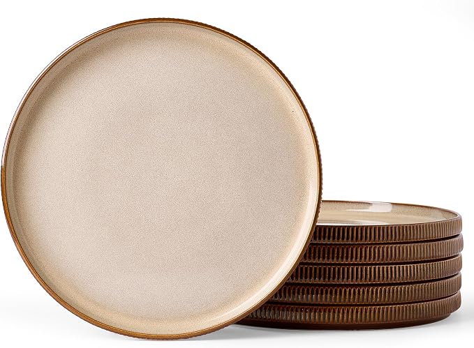 famiware Star 10/8 inches Dinner Plates Set by Famiware