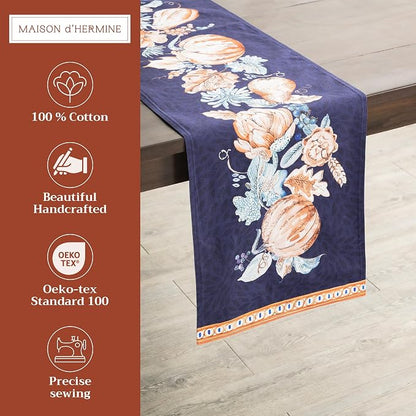 Maison d' Hermine Table Runner 100% Cotton 14.50" x 108" | Table Runners 108 - Image 2
