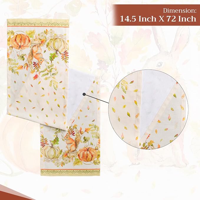 Maison d' Hermine Table Runner 100% Cotton 14.50" x 72" | Table Runners 72 - Image 4
