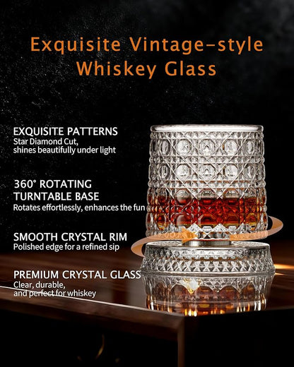 CEEFU 360° Spinning Whiskey Glasses Set - Image 8