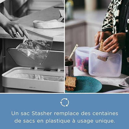 Stasher Premium Reusable Silicone Food Storage Bowl, 1-Cup | Food-Safe Silicone - Image 8