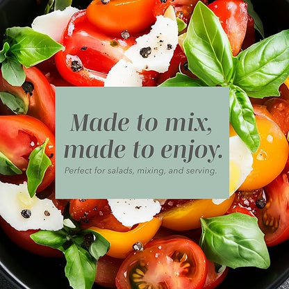 COOK WITH COLOR Mixing Bowls with Lids - 12 Piece Plastic Nesting Bowls Set includes 6 Prep Bowls and 6 Lids, Diamond Design - Microwave Safe, Mint