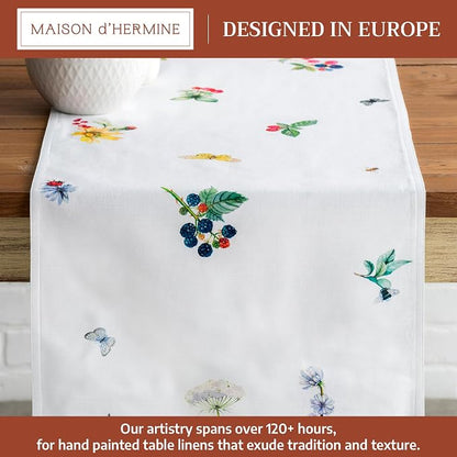 Maison d' Hermine Table Runner 100% Cotton 14.50" x 72" | Table Runners 72 - Image 2