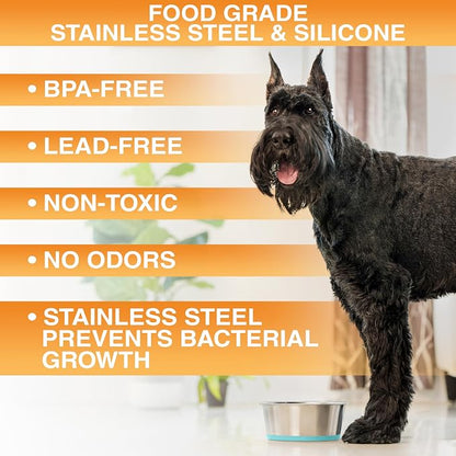 Neater Pet Brands Stainless Steel Dog Bowls - Image 3