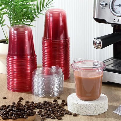 Baderke 50 Pcs Round Bottom Plastic Cups - Image 4