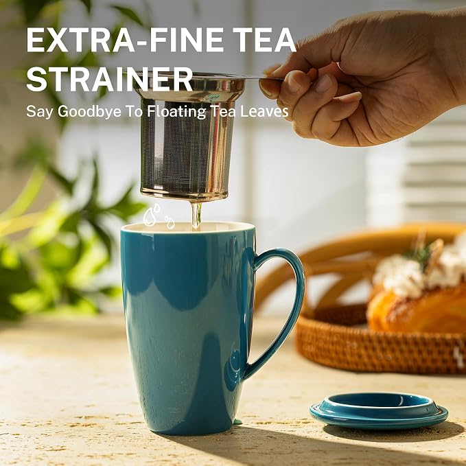 Sweese 15 OZ Porcelain Tea Mug - Image 4