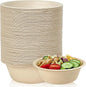 150 Pack 16 OZ Compostable Disposable Paper Bowls by ECOLipak