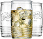 Glaver's Set of 8 Tumbler Glass Cups 20 OZ Mason Stemless Tall Drinking Glasses by Glavers